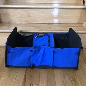 foldable picnic bag with built in insulated cooler